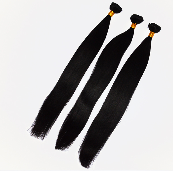 Brazilian hair Silk Straight Human Hair Weaving  in USA LJ132